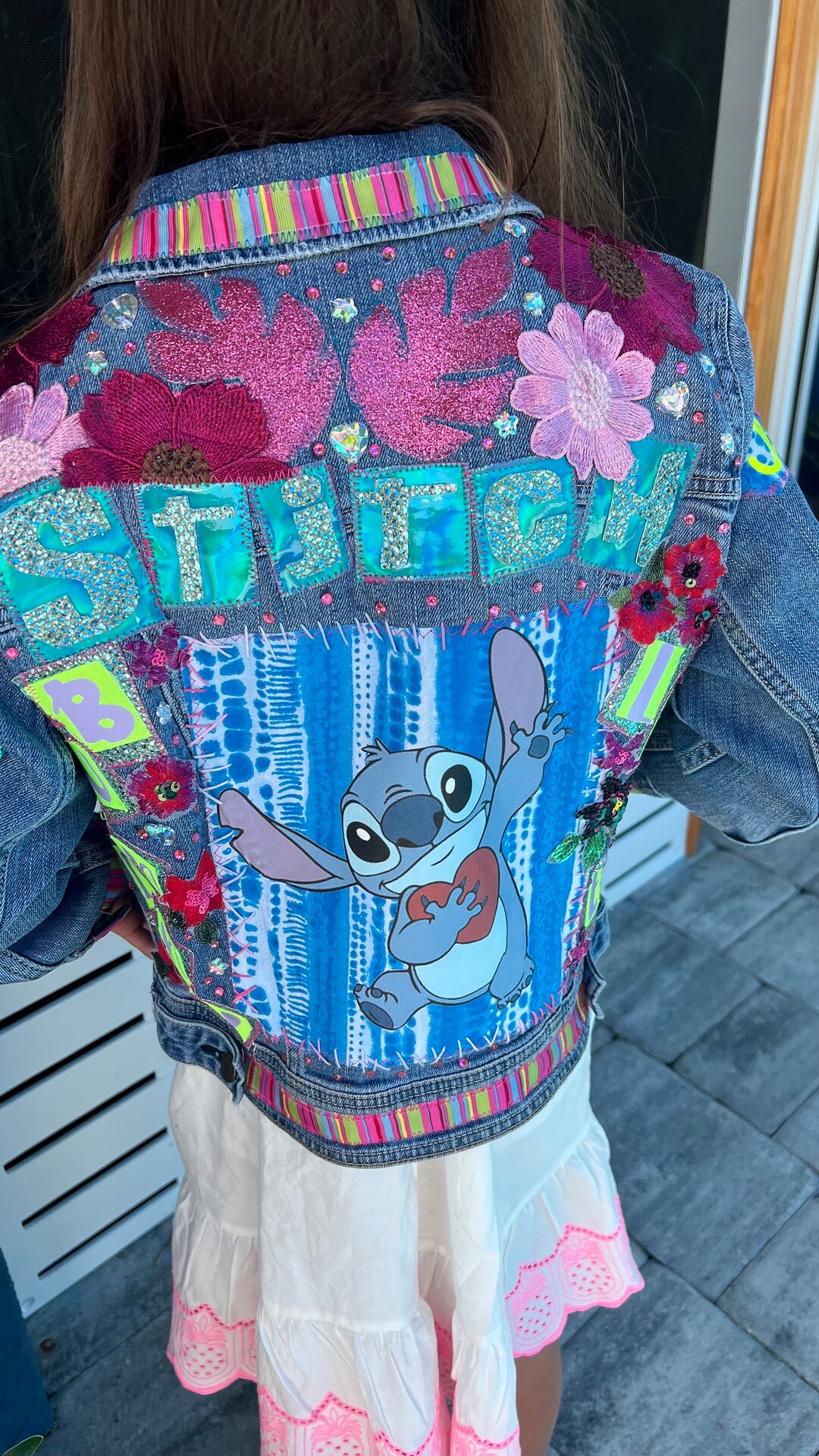 Stitch Denim Jacket - Etsy