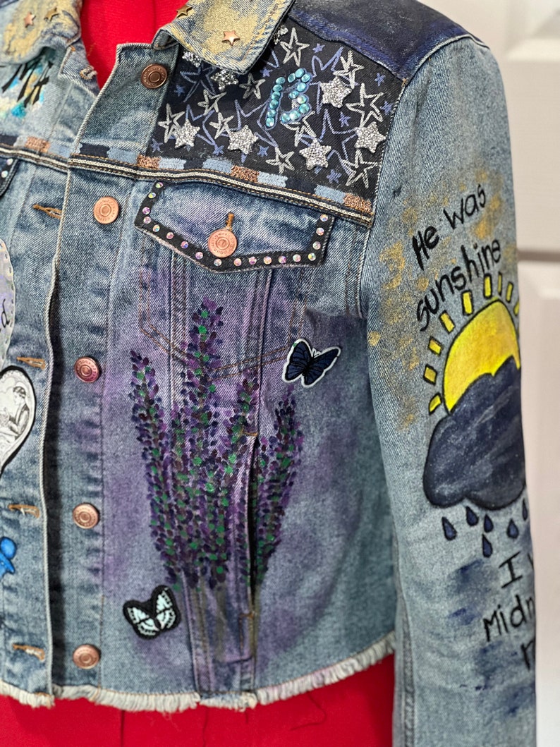 Taylor Swift Midnight Jean Jacket - Etsy