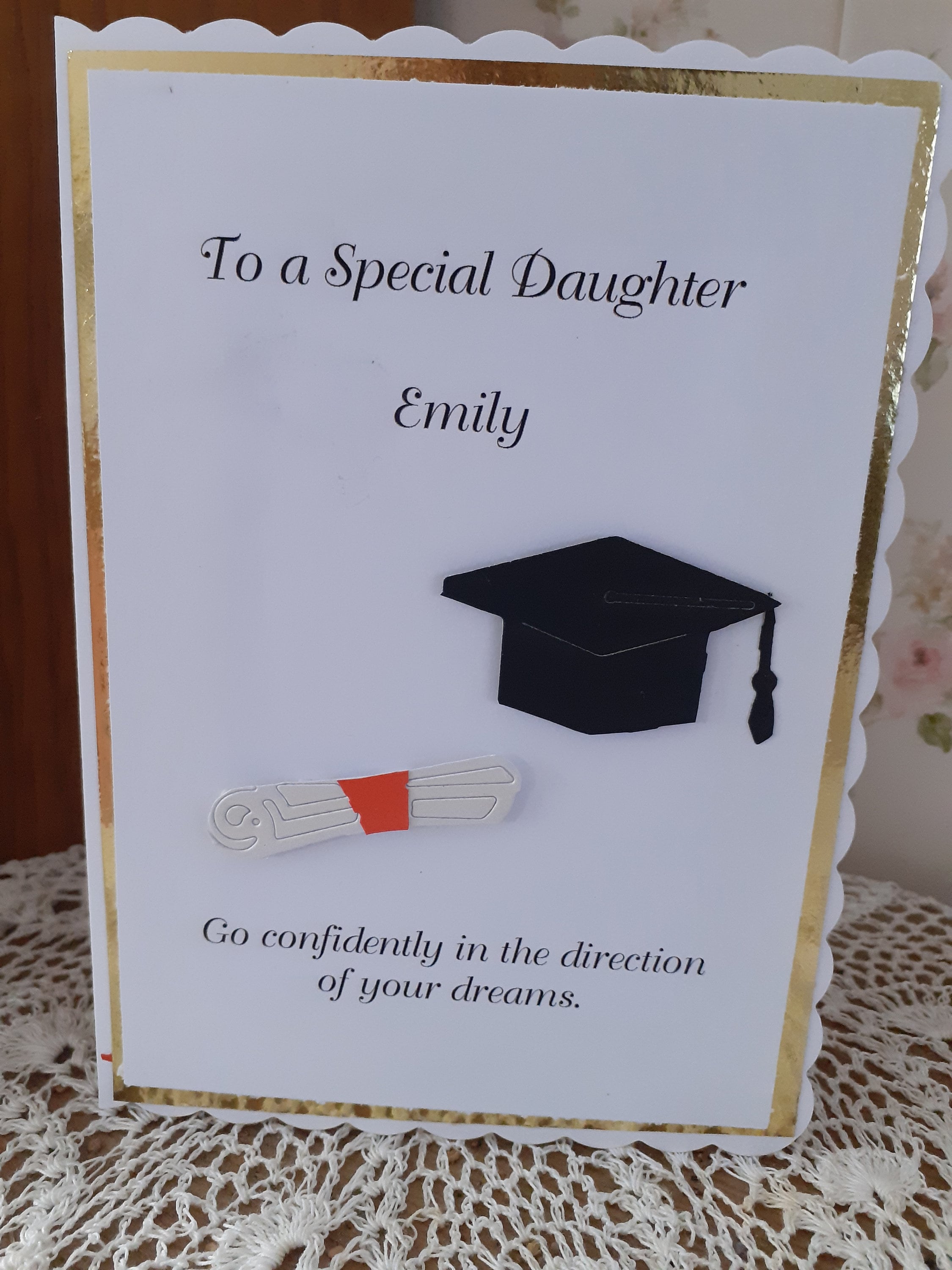 Handmade Personalised Graduation Card - Etsy UK