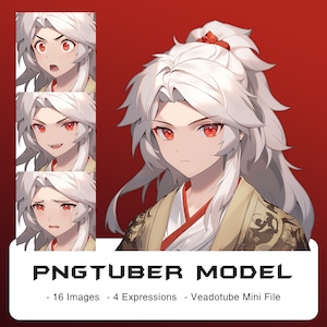 PNGTuber male | Png Tuber Model | VTuber Avatar For Gaming Streaming | Ready to Use | Veadotube | Premade Png Tuber