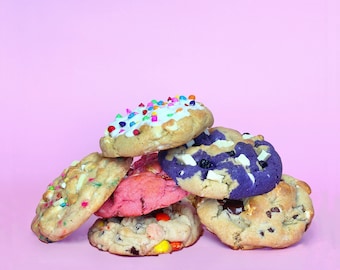 Gourmet Bakery Cookies - 6 Large Flavors - Gift Box