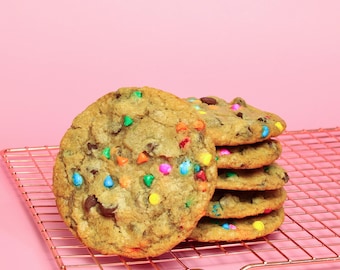 Vegan Chocolate Chip Cookies: Dairy & Egg Free Gourmet Treat (Dozen)