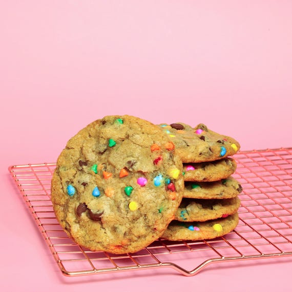 Vegan Chocolate Chip Cookies: Dairy & Egg Free Gourmet Treat (Dozen)