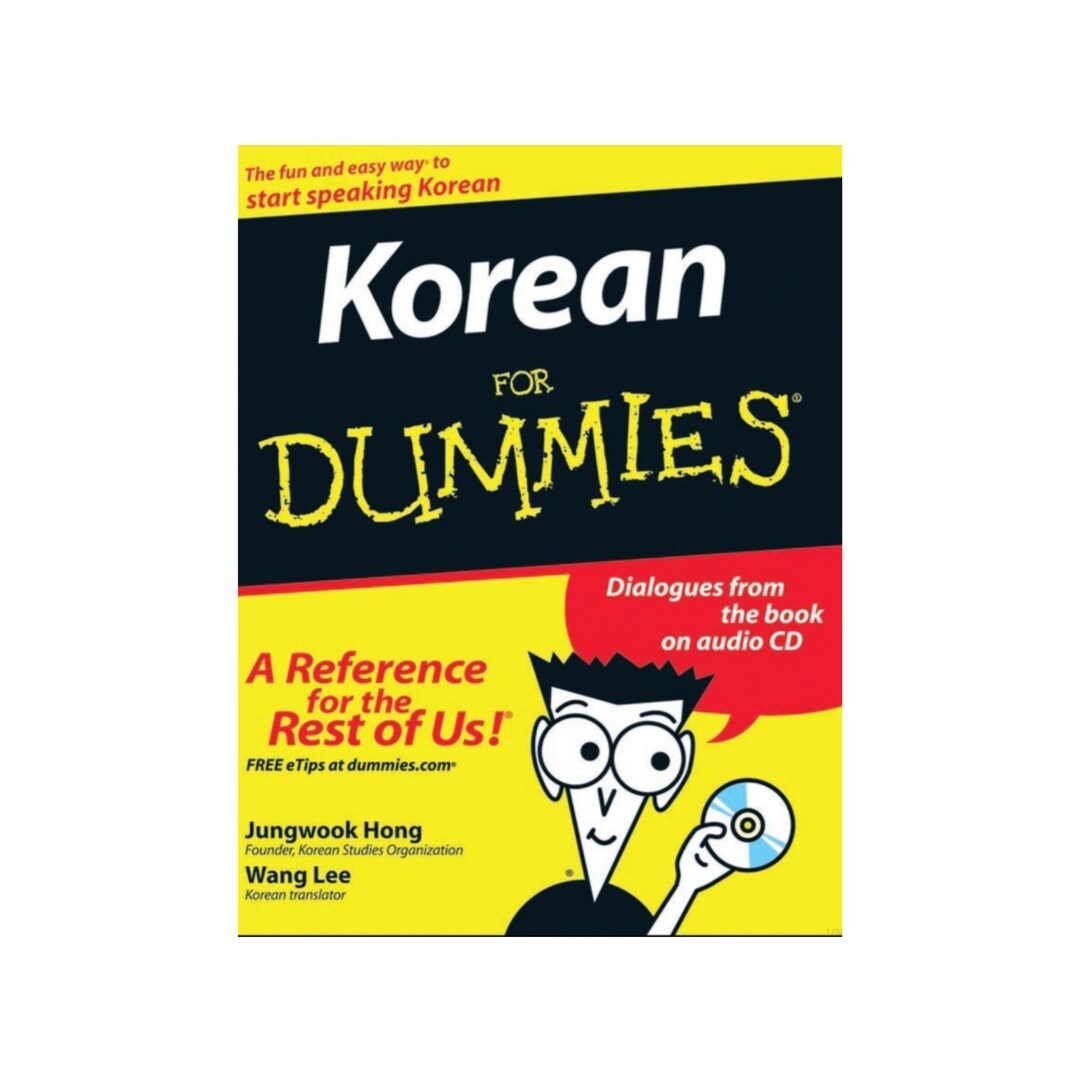 Korean for Dummies Etsy Australia