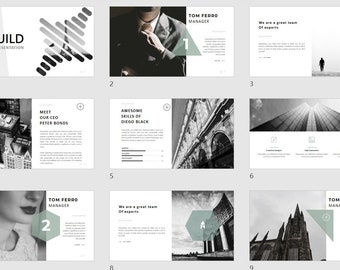 Minimal Modern Clean Business Powerpoint Template | Simple Company ...