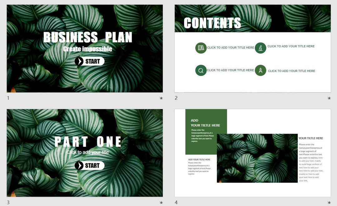 Minimal Modern Clean Business Powerpoint Template | Simple Company ...