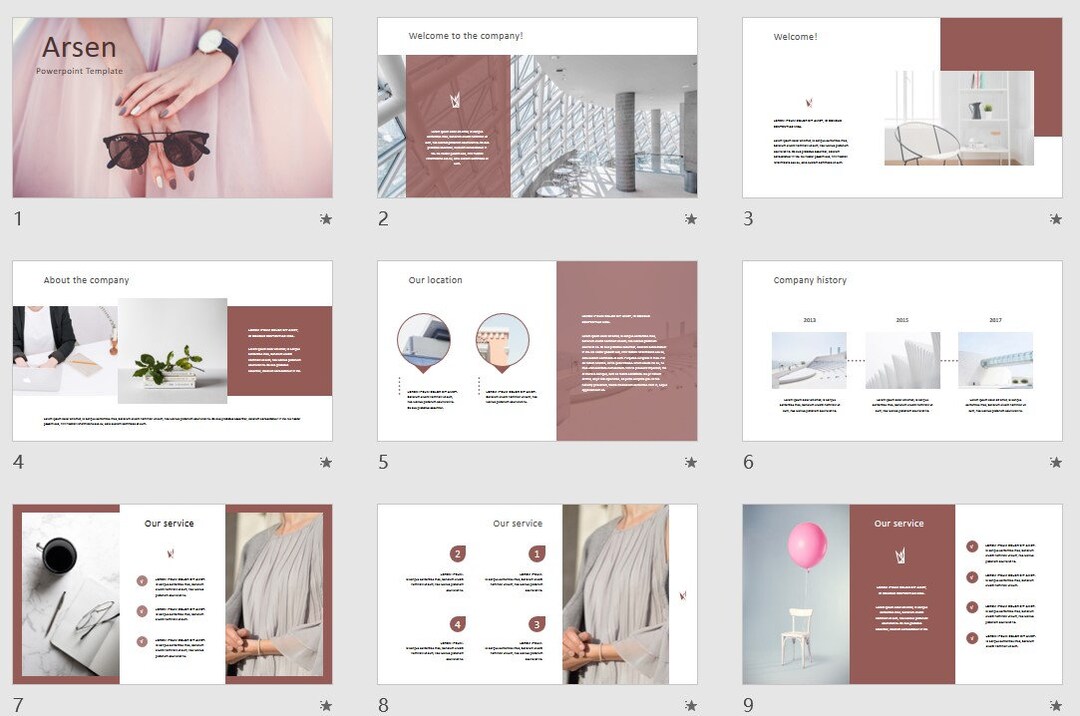 Minimal Modern Clean Business Powerpoint Template | Simple Company ...