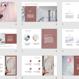 Minimal Modern Clean Business PowerPoint Template | Simple Company Profile PPT | Easy to Edit | Professional Presentation Slides