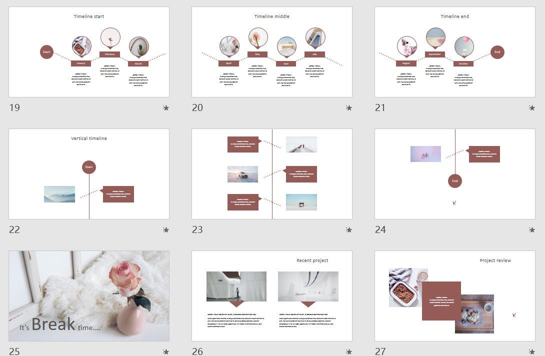 Minimal Modern Clean Business Powerpoint Template | Simple Company ...