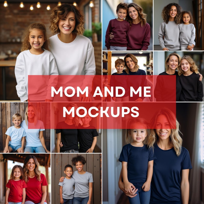 Mom and Me Mockup Bundle