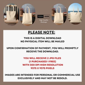 Black Tote Bag Mockup