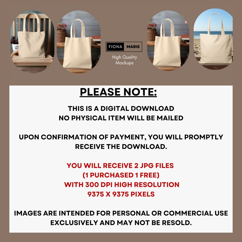 Black Tote Bag Mockup