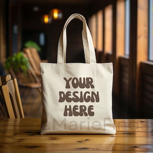 Tote Bag Mockups Bundle, Cotton Canvas Tote Bag Mockups Natural Shopping Bag Mockups Shopping POD Téléchargement numérique Jpg Canva Mockup