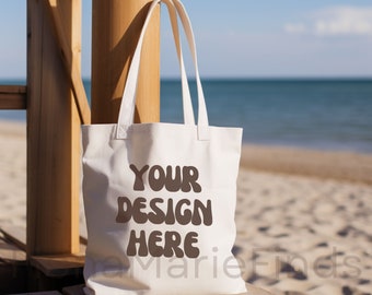 Paket med tygkassar, mockups av tygkassar i bomullscanvas, mockups av naturliga shoppingkassar, digital nedladdning av shopping-POD, jpg-canva-mockup