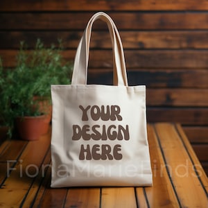 Tote Bag Mockups Bundle, Cotton Canvas Tote Bag Mockups Natural Shopping Bag Mockups Shopping POD Digital Download Jpg Canva Mockup