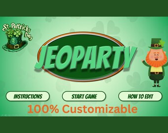 St Patrick’s Day Jeoparty | Powerpoint Game | Saint Patrick's Day Game ...