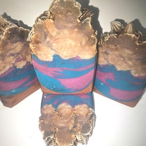 Blueberry Cobbler duftende Seife kalt verarbeitet 5 Unze langlebige Seife Geschenkidee harte Bar handgefertigte reiche Blasen und tröstliches Aroma