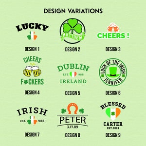 Personalized Leprechaun Hat Sweatshirt, Luck of The Irish, Lucky Charm Gifts, St. Patrick's Day Embroidery Sweatshirt, Funny Irish Hoodie image 6