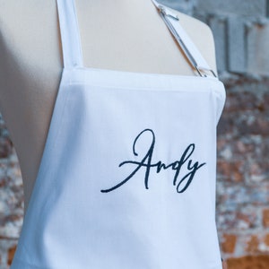 Custom Name Embroidered Apron, Name Apron, Cooking Apron, Cute Apron, Personalized Apron, Apron With Name, Embroidered Apron, Gift for Mom