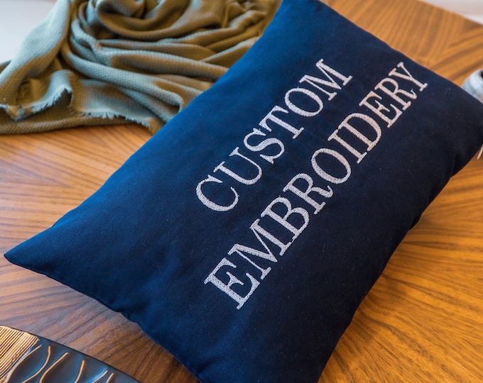 Embroidered Pillow