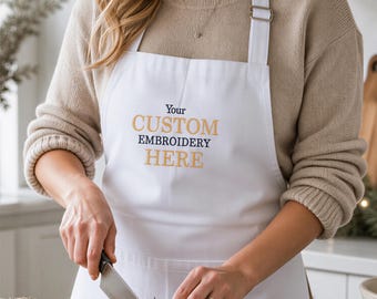 Embroidered Apron
