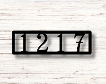 Personalized Metal Address Sign, Custom Metal Sign, Custom Metal Address Plaque, Metal House Number Sign, Custom Address Sign,Metal Wall Art