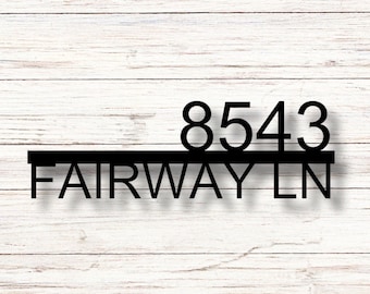 Personalized Metal Address Sign, Custom Metal Sign, Custom Metal Address Plaque, Metal House Number Sign, Custom Address Sign,Metal Wall Art