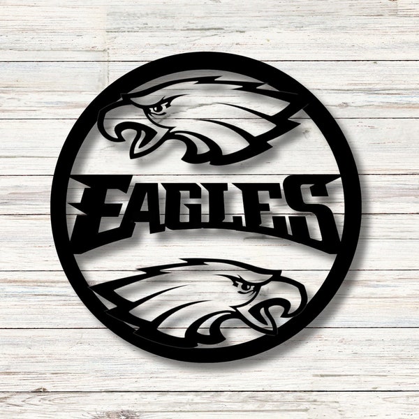 Custom metal Philadelphia Eagles sign,home decor,living decor, gift for family,outdoor metal sign, patio decor, football signs, sports signs