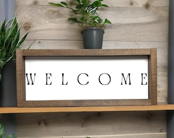 Custom Framed Wood Sign: Personalized Farmhouse Decor