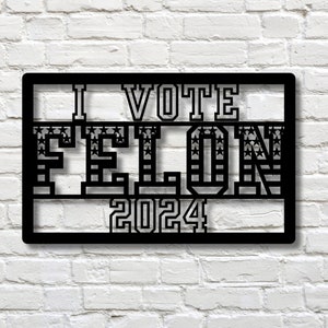 Personalized Donald Trump 2024 Metal Sign: Republican Home Decor