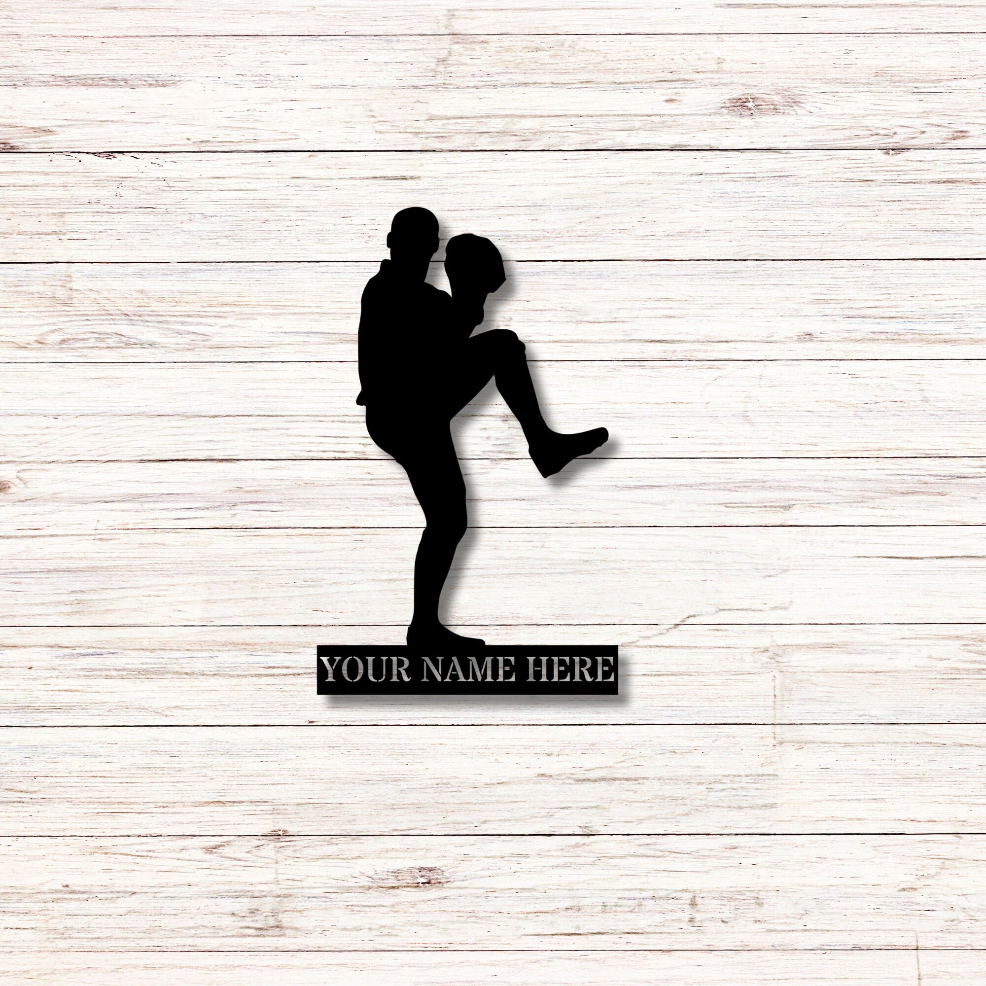 Custom Metal Kids Room Sign: Personalized Sports Decor