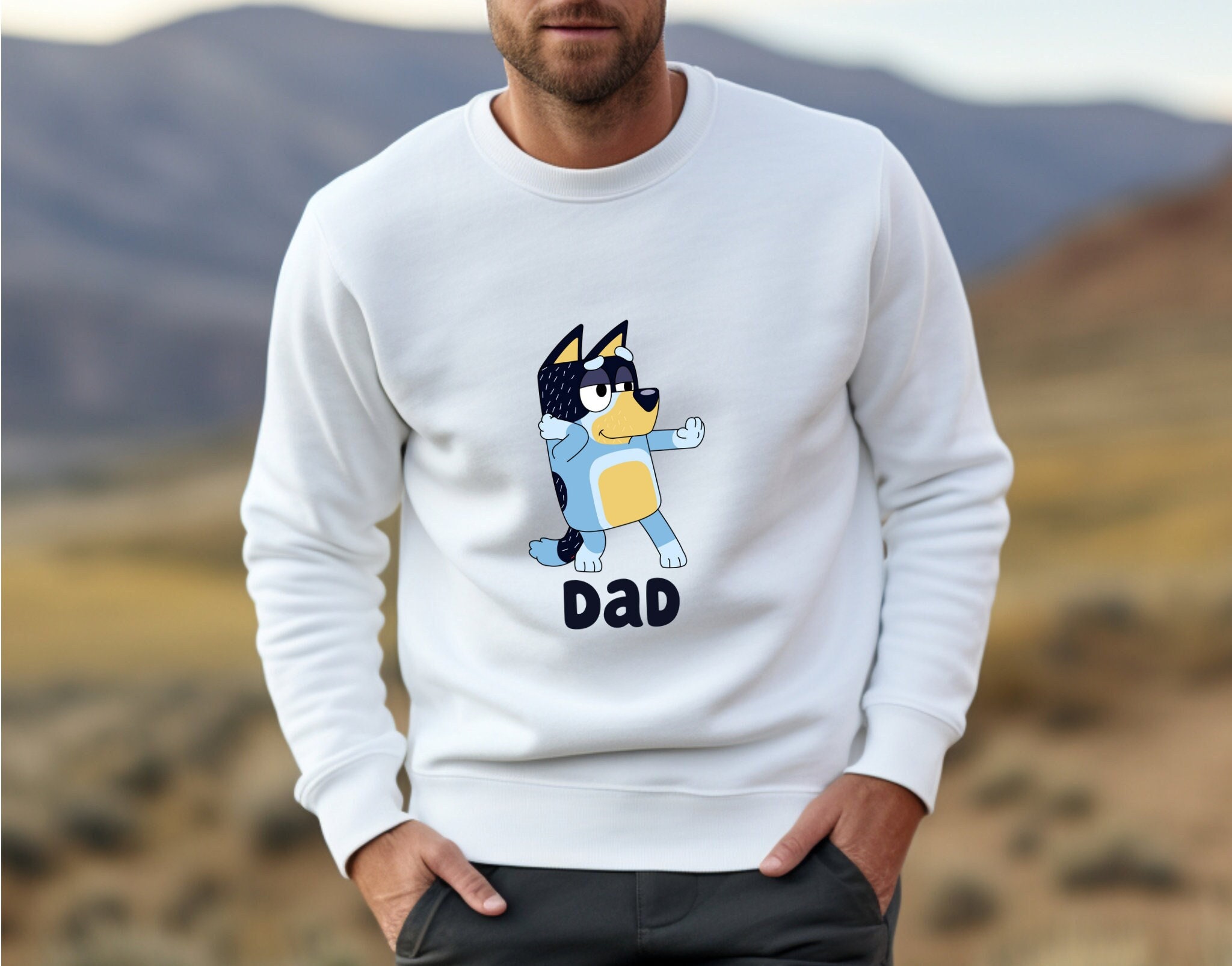 Bluey Bandit Adult Hoodie - Etsy