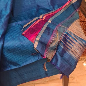 Handcrafted Khadi Tassar Silk Saree: A Textile Masterpiece