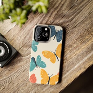 Butterfly Phone Case: Colorful Insect Art, Protective Tough Case