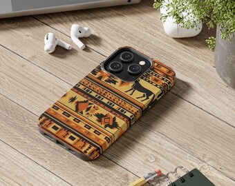 Southwest Pattern iPhone Case, Tough Lexan Plastic, Desert Design