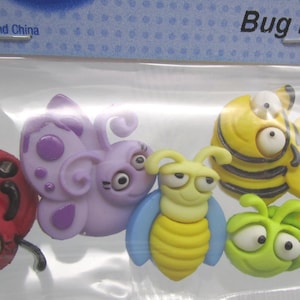 Jesse James Co. Dress It Up ~ 5 Piece Bug Eyed Shank Buttons