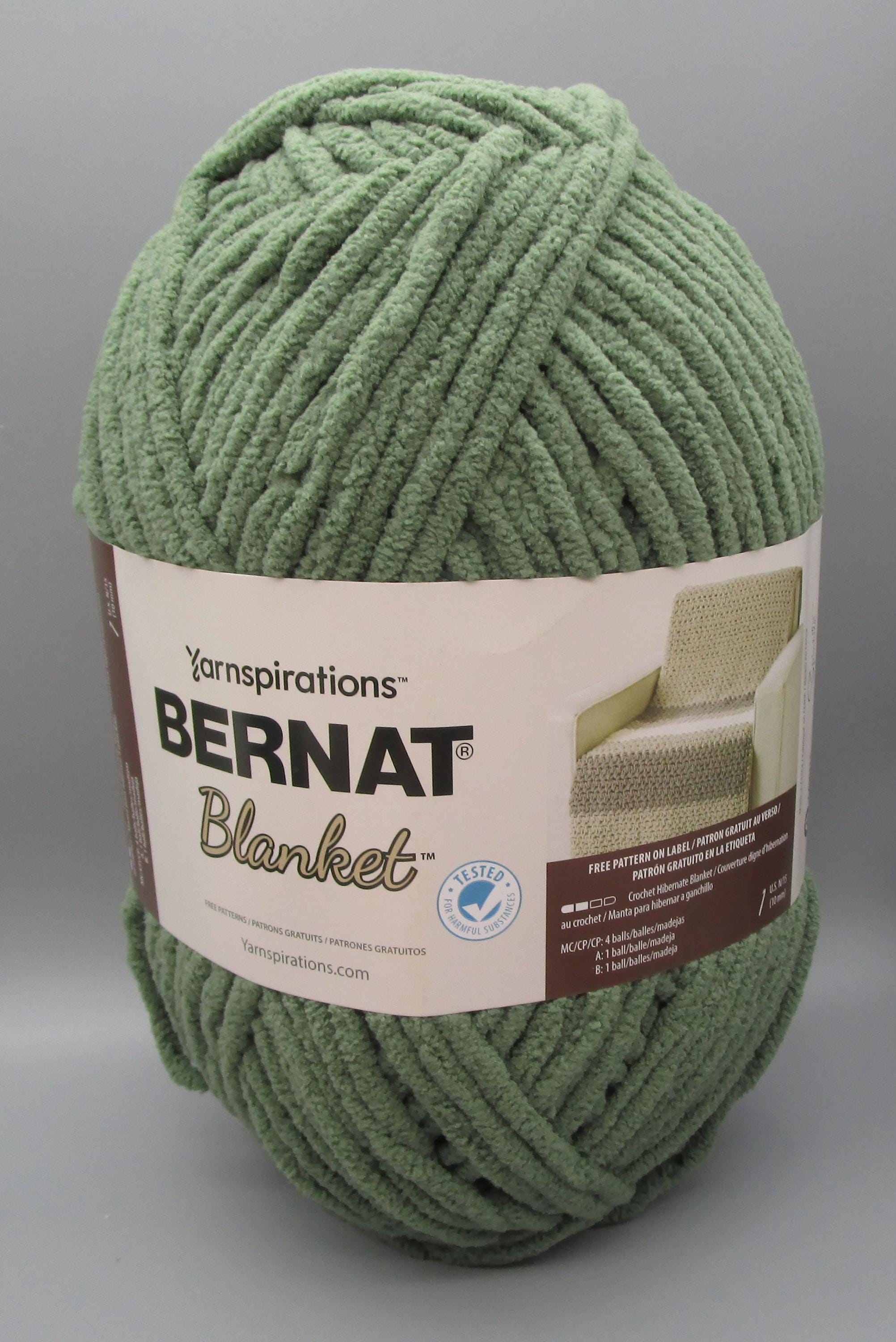 Bernat Blanket Yarn Smokey Green Bernat Yarnspirations Smoky Green