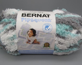 Bernat ~ Seaspray Varigated Pipsqueak Baby Bulky Yarn 3.5 oz / 101 yards