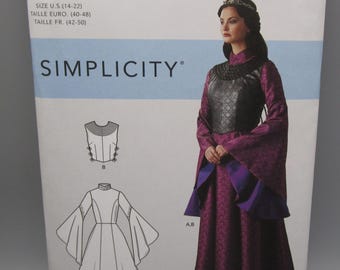 Simplicity ~ Misses&#39; Fantasy Gown Costume Sewing Pattern S9089 ~ Sizes U.S. 14-16-18-20-22