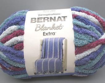 Bernat Yarnspirations ~ Speckled Moonrise Jumbo Blanket Extra Yarn ~ 10.5 oz ~ 97 Yards