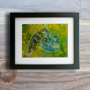 絵画 jitsu / Acrylic on canvas frame 絵画 jitsu / Acrylic on canvas frame New Brazilian Jiu Jitsu