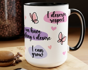 Self Love Mug, Self love art, Self love club, Motivational Mug, Inspirational Mug, Affirmations Mug, Self Care Gift, Gift for Friend