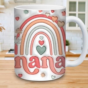 Nana Mug, Grandma Mug, Grandma Gifts from grandkids, Nana Birthday, Mothers Day Gifts from Children, Coffee Mug Aesthetic
