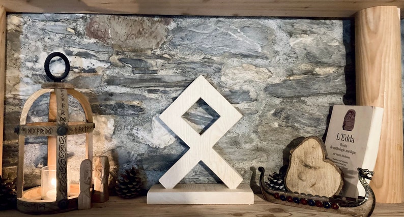 Wooden Odal /othala Rune - Etsy Australia