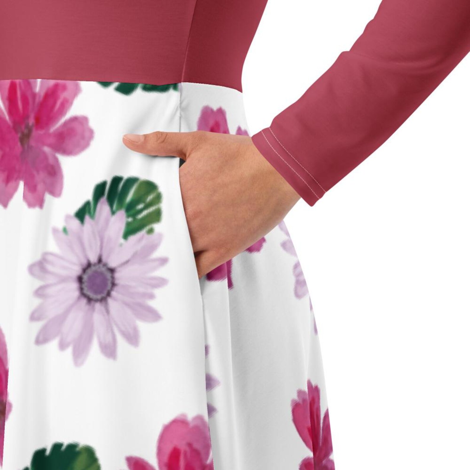 Small Flower Dress Smog Rosa main image 1