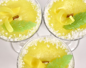 Lemon Drop Martini Candle