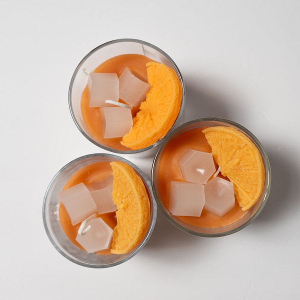 Old Fashioned Cocktail Candle
