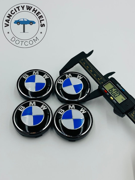 BMW Emblema de tapa central de rueda 2.283 in con logotipo de buje original