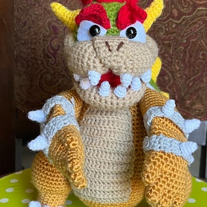 King Bowser amigurumi