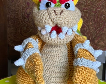 King Bowser amigurumi